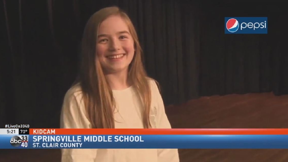 ABC 33/40 KidCam Springville Middle School WBMA