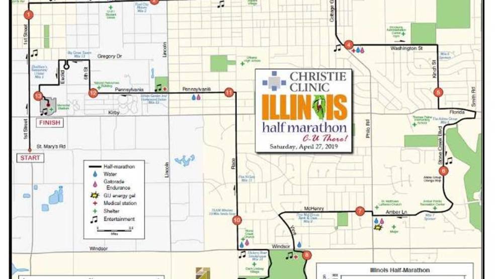 Illinois Marathon road closures WRSP