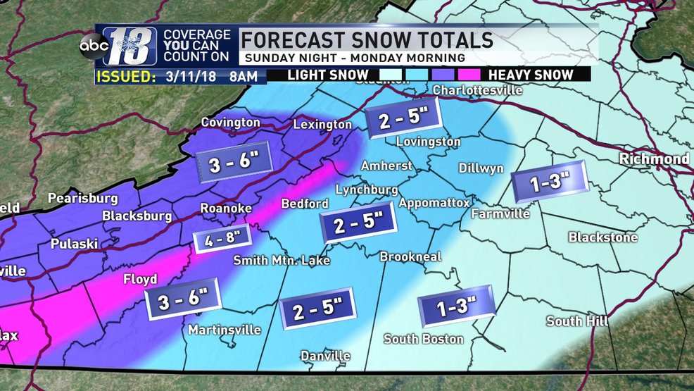 Snowy start to your work week as winter storm warnings, advisories