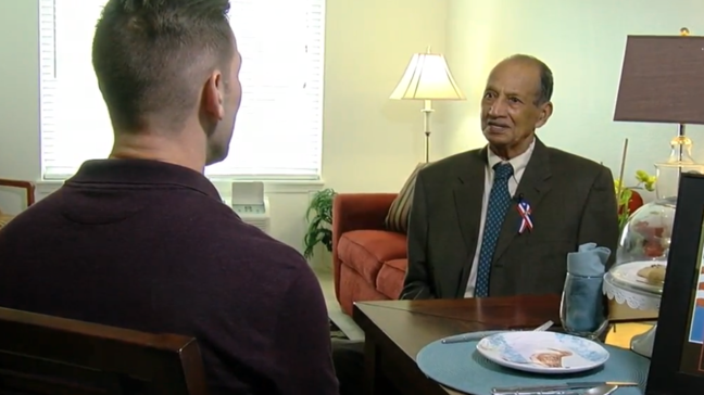 Johnny Van Hicks tells his story of service during the Korean War