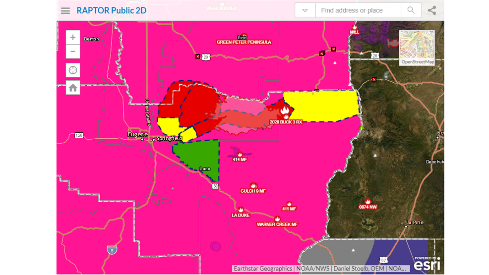 Where Are The Wildfires And Evacuations In Oregon Interactive Map Kval 3858