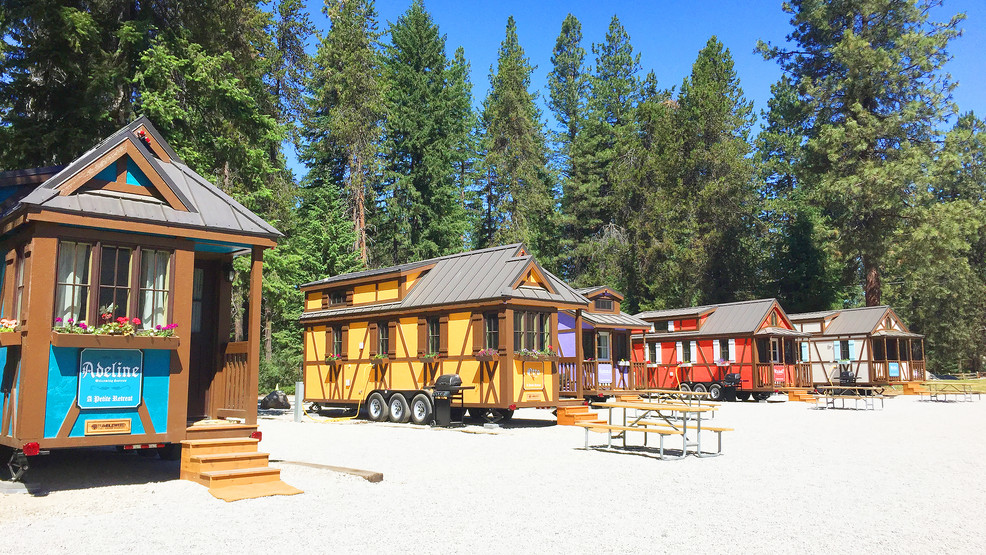 Want a little overnight getaway? Try the Leavenworth Tiny House Village
