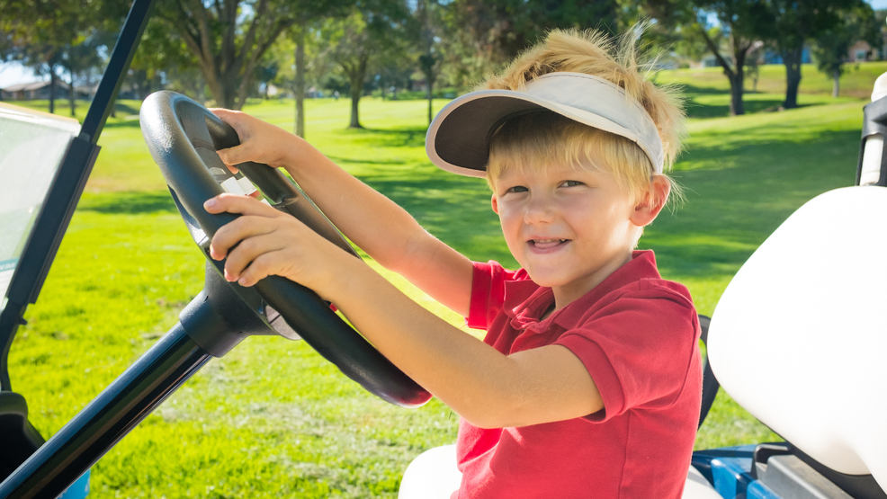 motorized golf cart for toddler