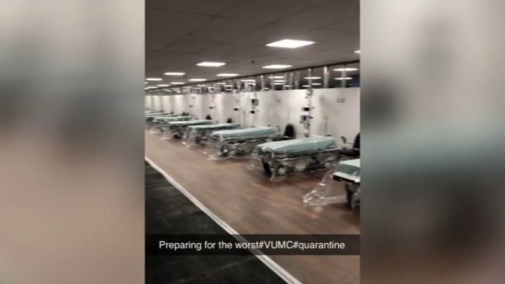 Vanderbilt sets up area to treat possible influx of coronavirus