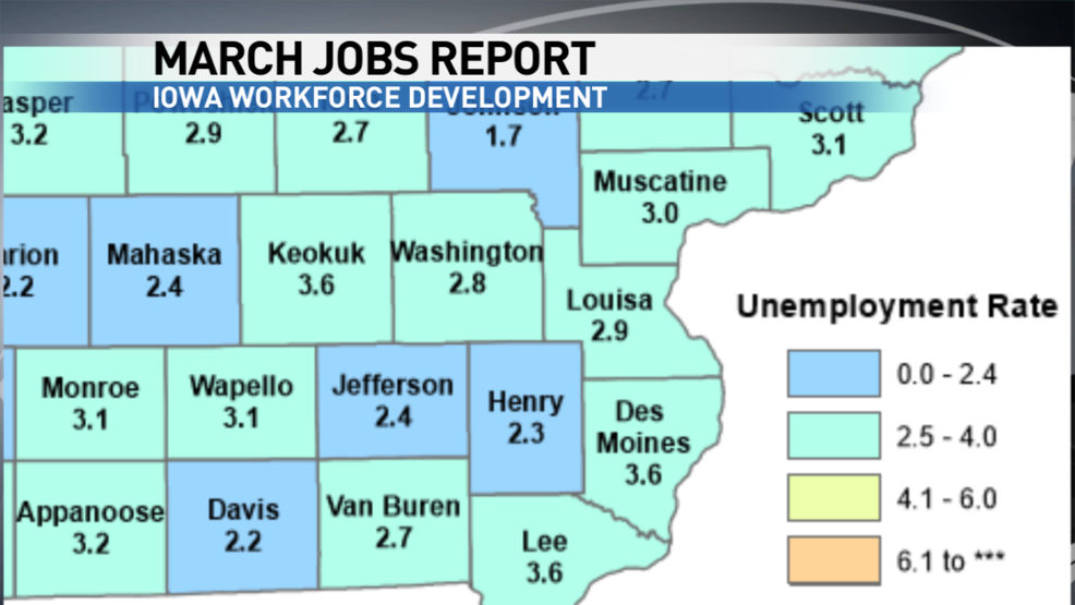 March delivers another strong jobs report for SE Iowa KTVO