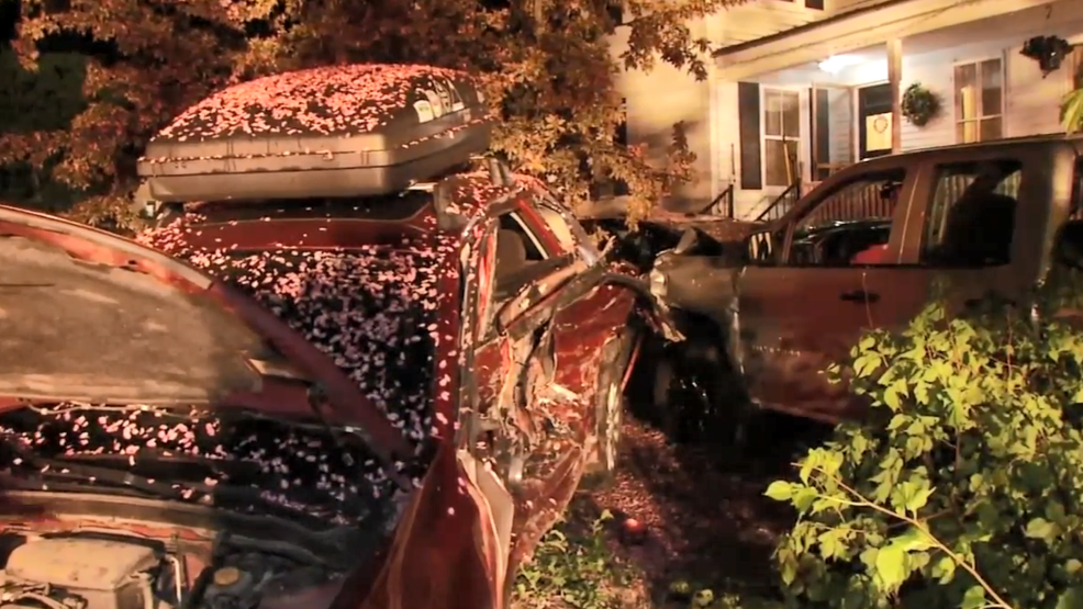 Gorham crash damages six vehicles WGME