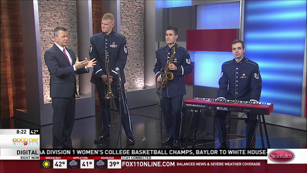USAF Airmen of Note perform on Good Day Wisconsin WLUK