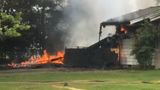 Developing news video: Flames burn home in Vidor