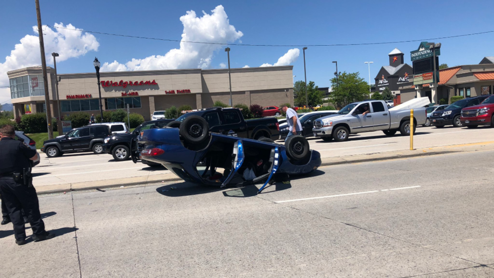 Vehicle crash forces closure of northbound lanes on Redwood Road in
