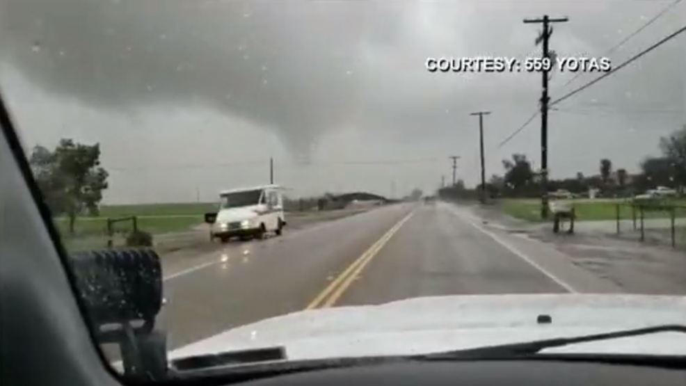 VIDEO Tornado touches down in Fresno KMPH