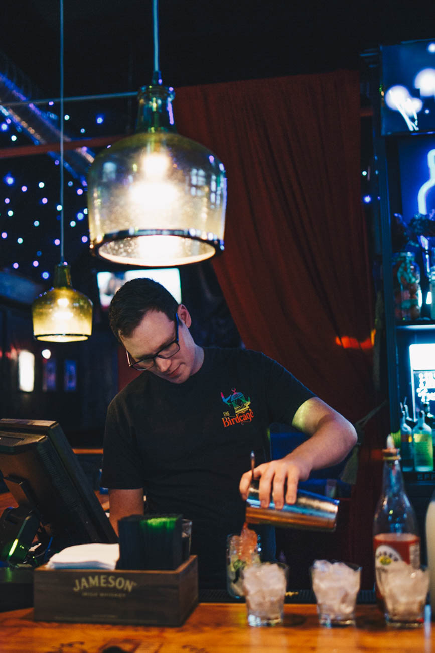 Hit up the Birdcage Bar & Lounge for Dancing, Drag Shows, & More