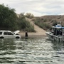 Men drive vehicle into Lake Havasu while making bet 