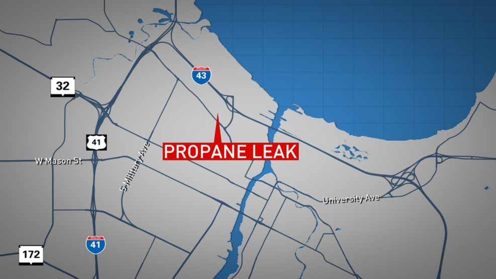 propane leak on green bays west side