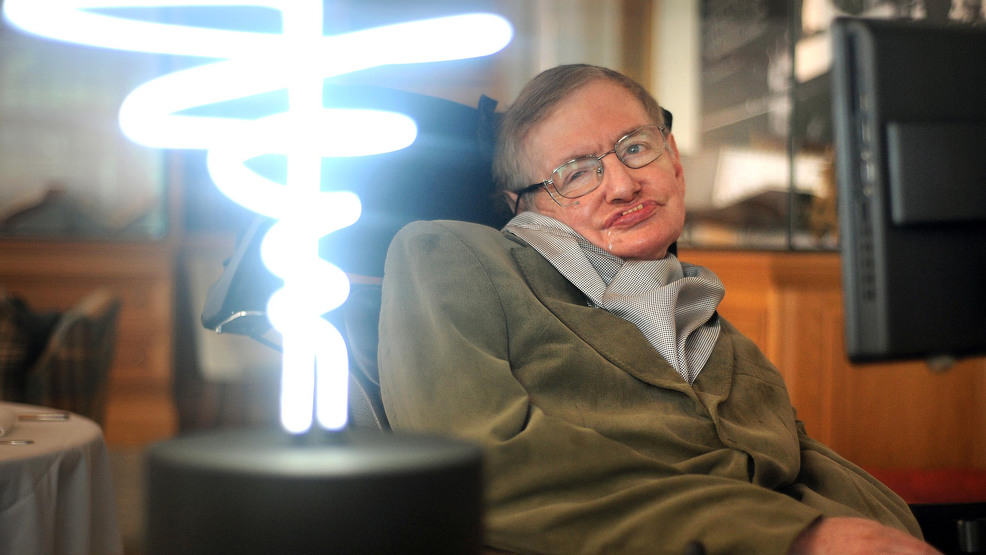 Image result for Stephen Hawking speaks from "Beyond the Grave" to WARN World is in Danger